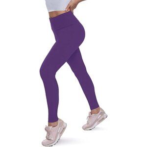 Fleece Lined Leggings Women Warm Tummy Control High Waist Winter Yoga Pants